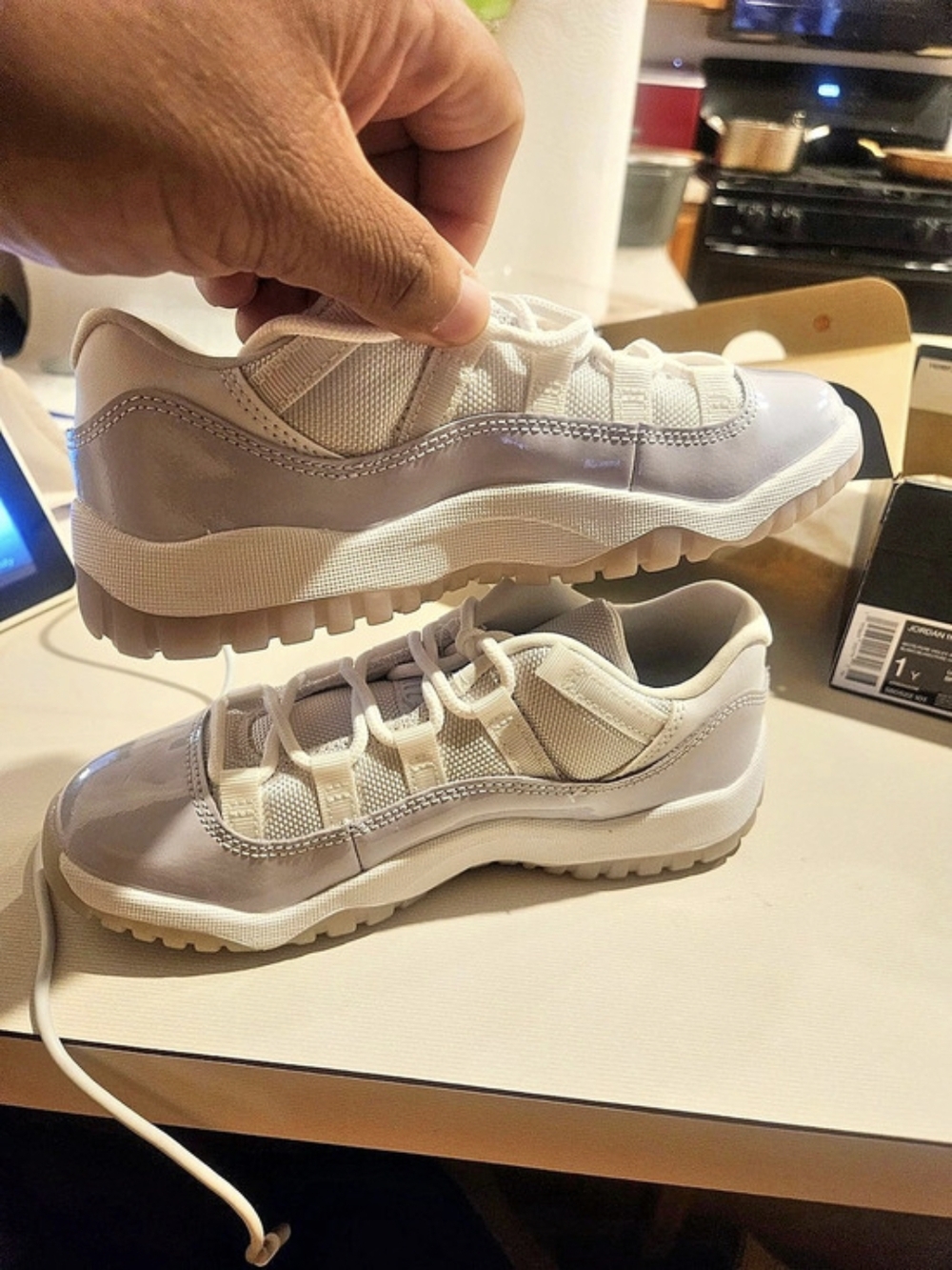 Jordan Air Jordan 11 Retro Low PS 'Pure Violet' Air White & Purple US 1Y